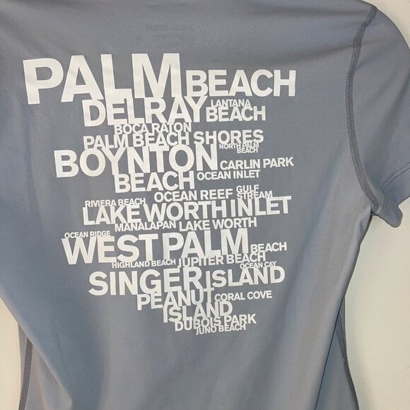 James Perse Womens Tee Shirt Size Small Special Edition Palm Beach Short Sleeve - Picture 7 of 8